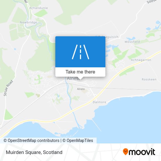 Muirden Square map