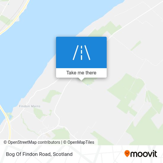 Bog Of Findon Road map