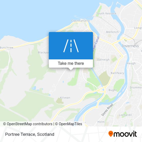 Portree Terrace map