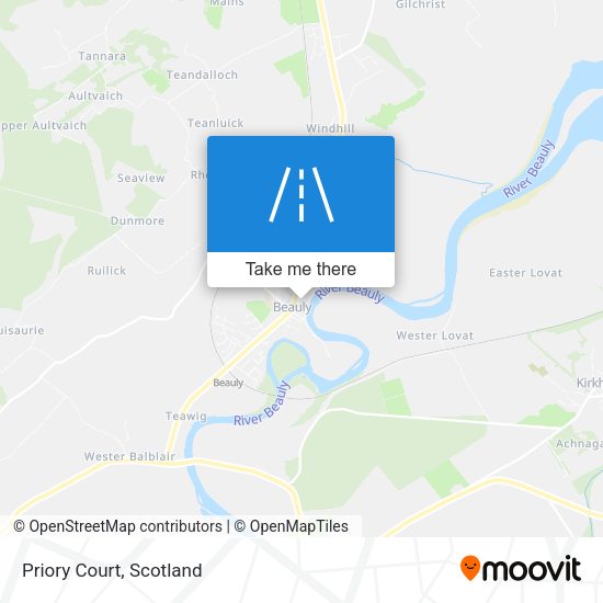 Priory Court map