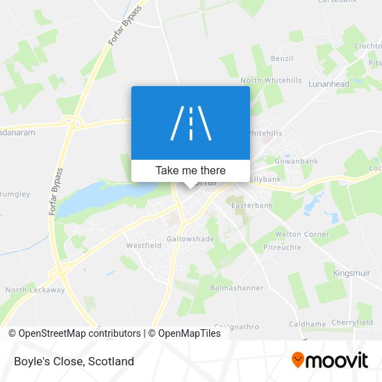 Boyle's Close map