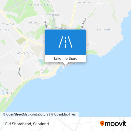 Old Shorehead map
