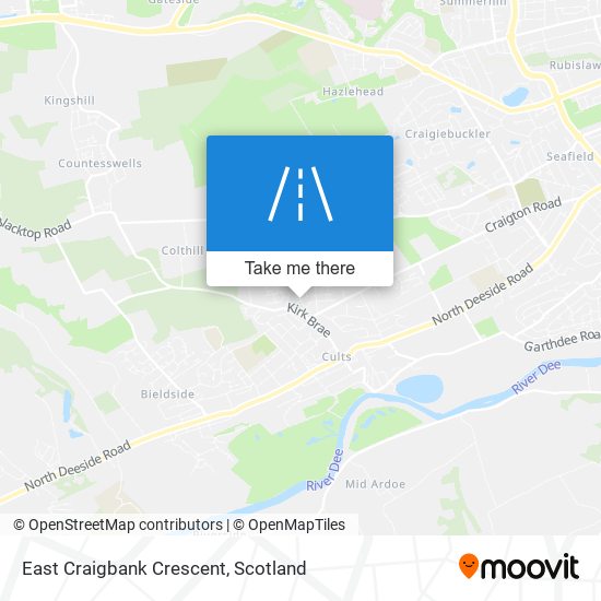 East Craigbank Crescent map