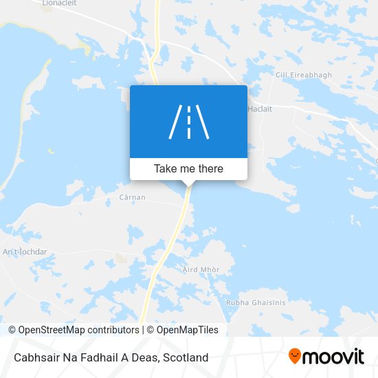 Cabhsair Na Fadhail A Deas map