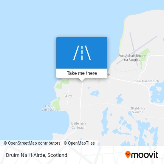 Druim Na H-Airde map