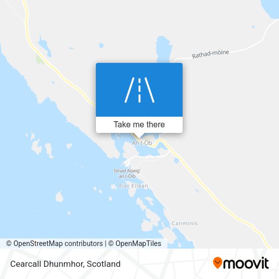 Cearcall Dhunmhor map