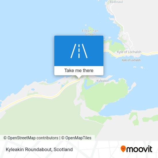Kyleakin Roundabout map