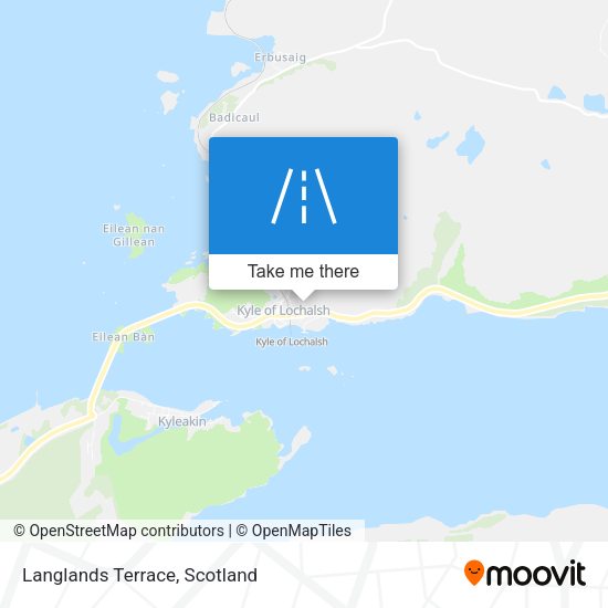 Langlands Terrace map