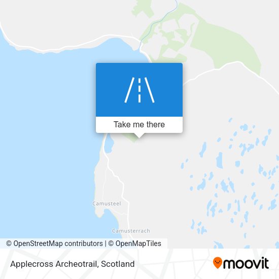 Applecross Archeotrail map