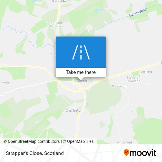 Strapper's Close map