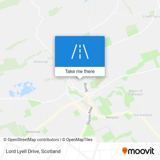 Lord Lyell Drive map