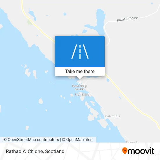 Rathad A' Chidhe map