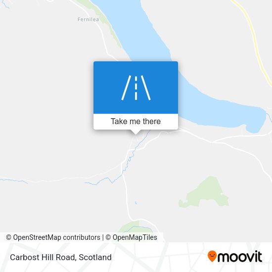 Carbost Hill Road map