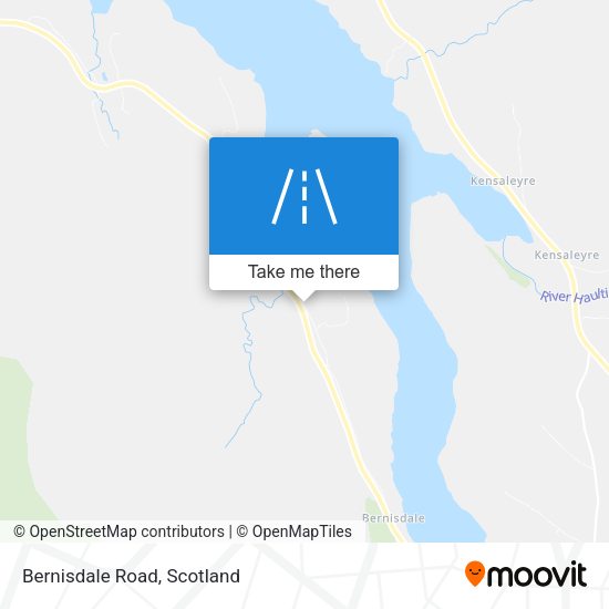 Bernisdale Road map