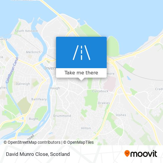 David Munro Close map