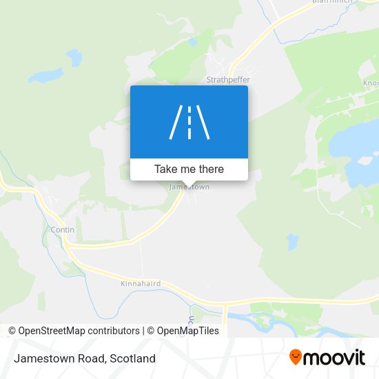 Jamestown Road map