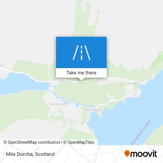 Mìle Dorcha map