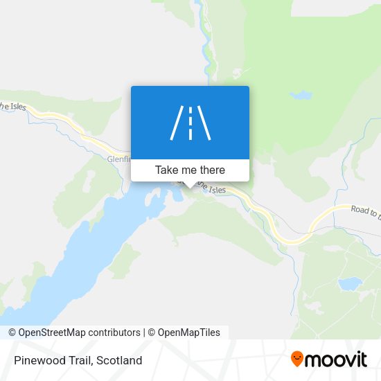 Pinewood Trail map