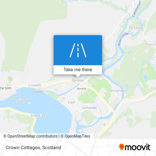 Crown Cottages map