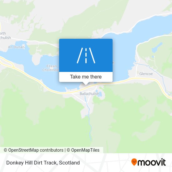 Donkey Hill Dirt Track map