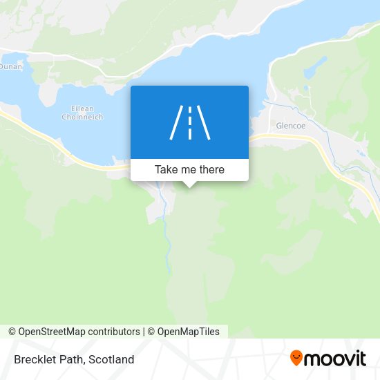 Brecklet Path map