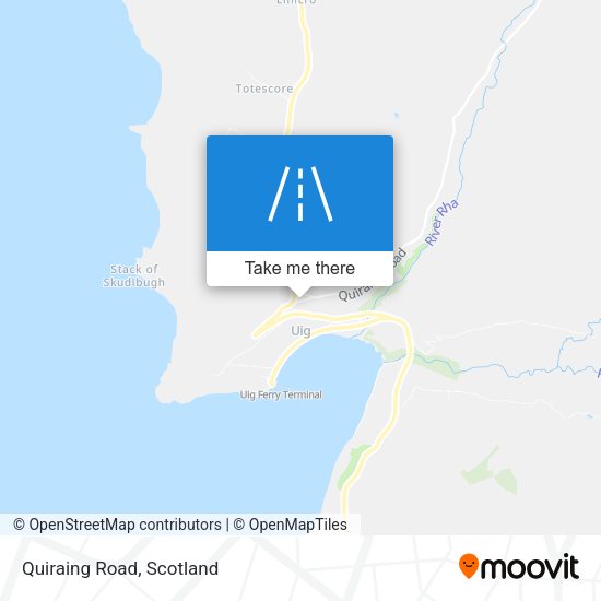 Quiraing Road map