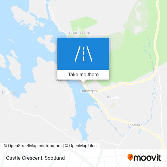 Castle Crescent map