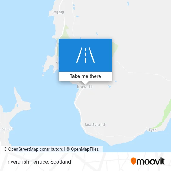 Inverarish Terrace map