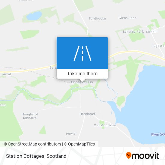 Station Cottages map