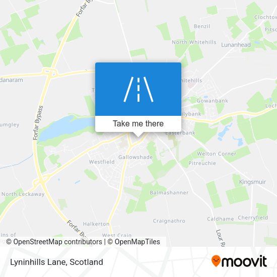 Lyninhills Lane map