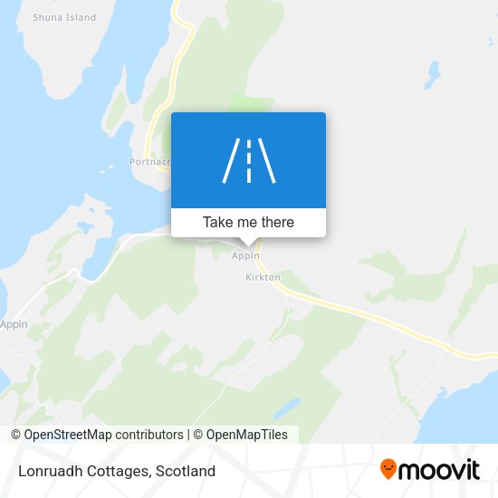 Lonruadh Cottages map