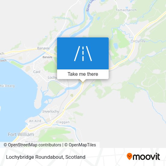 Lochybridge Roundabout map