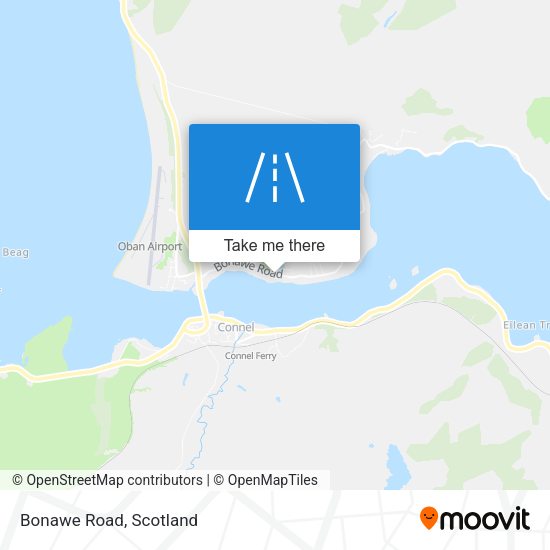 Bonawe Road map