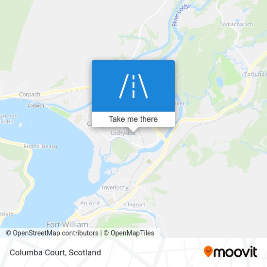 Columba Court map