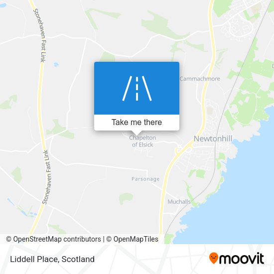 Liddell Place map