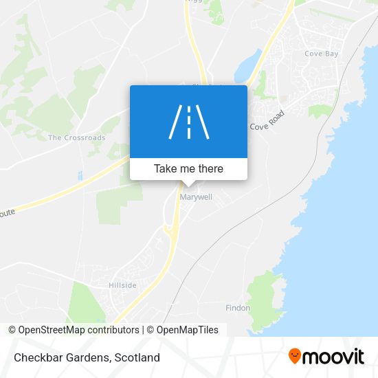 Checkbar Gardens map