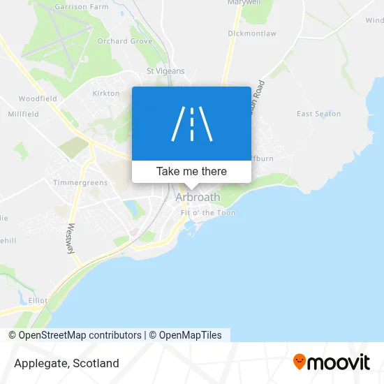 Applegate map