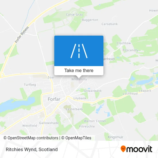 Ritchies Wynd map