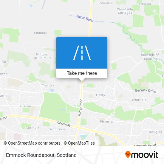 Emmock Roundabout map