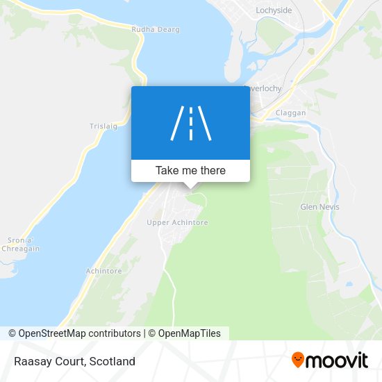 Raasay Court map