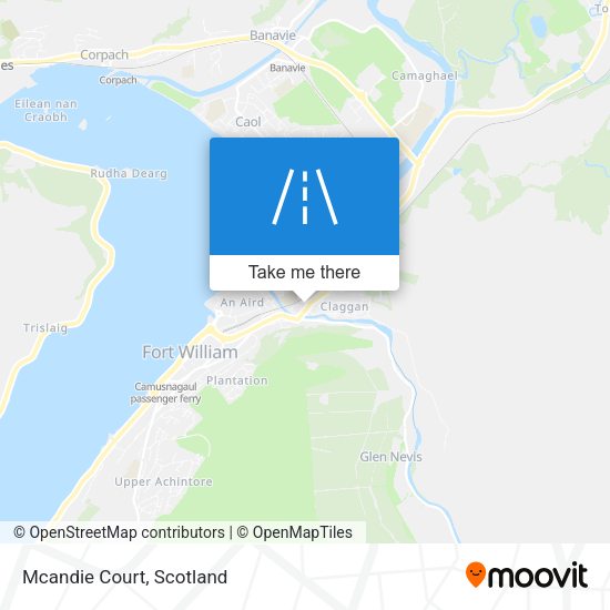 Mcandie Court map