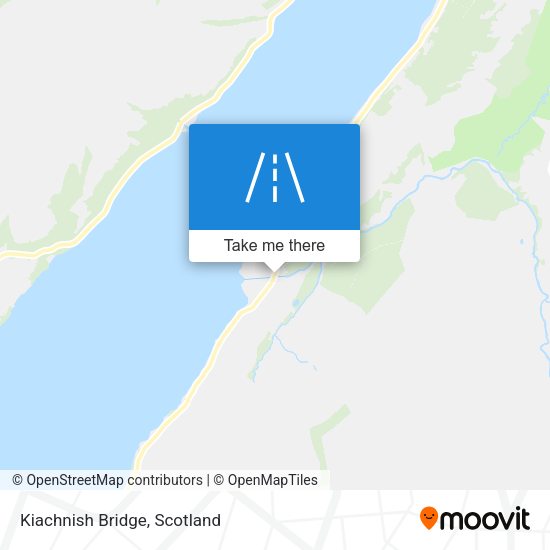 Kiachnish Bridge map