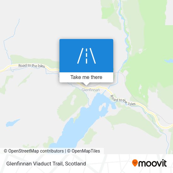 Glenfinnan Viaduct Trail map