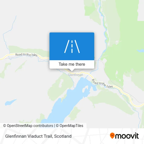 Glenfinnan Viaduct Trail map