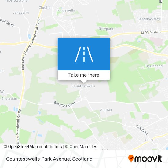 Countesswells Park Avenue map