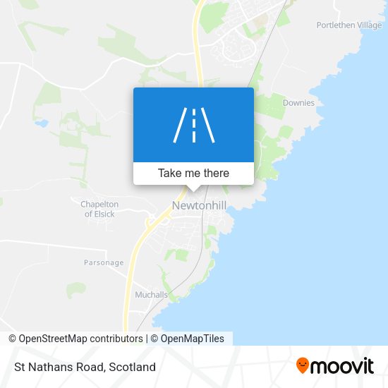 St Nathans Road map