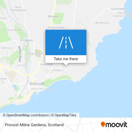 Provost Milne Gardens map