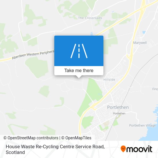 House Waste Re-Cycling Centre Service Road map