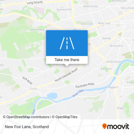 New Fox Lane map