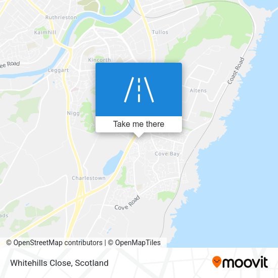 Whitehills Close map